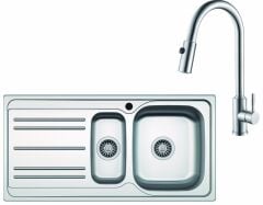 CAPUA06 Eviye sol, PABLO PULL krom seti