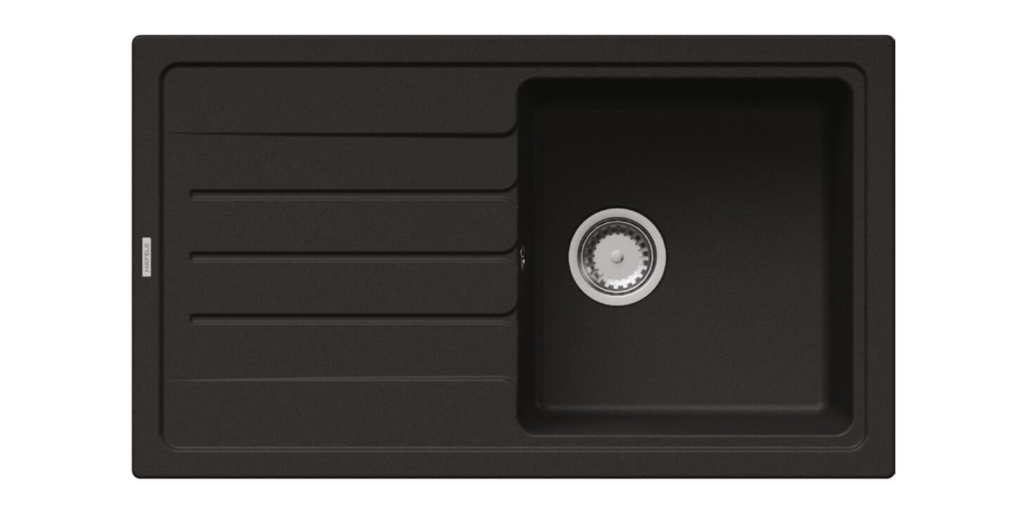 GRANO Siyah granit eviye, 860x500