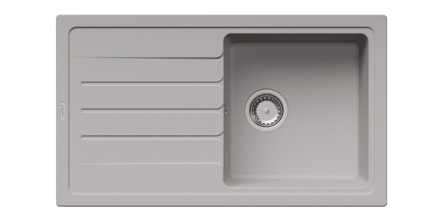 GRANO Gri granit eviye, 860x500