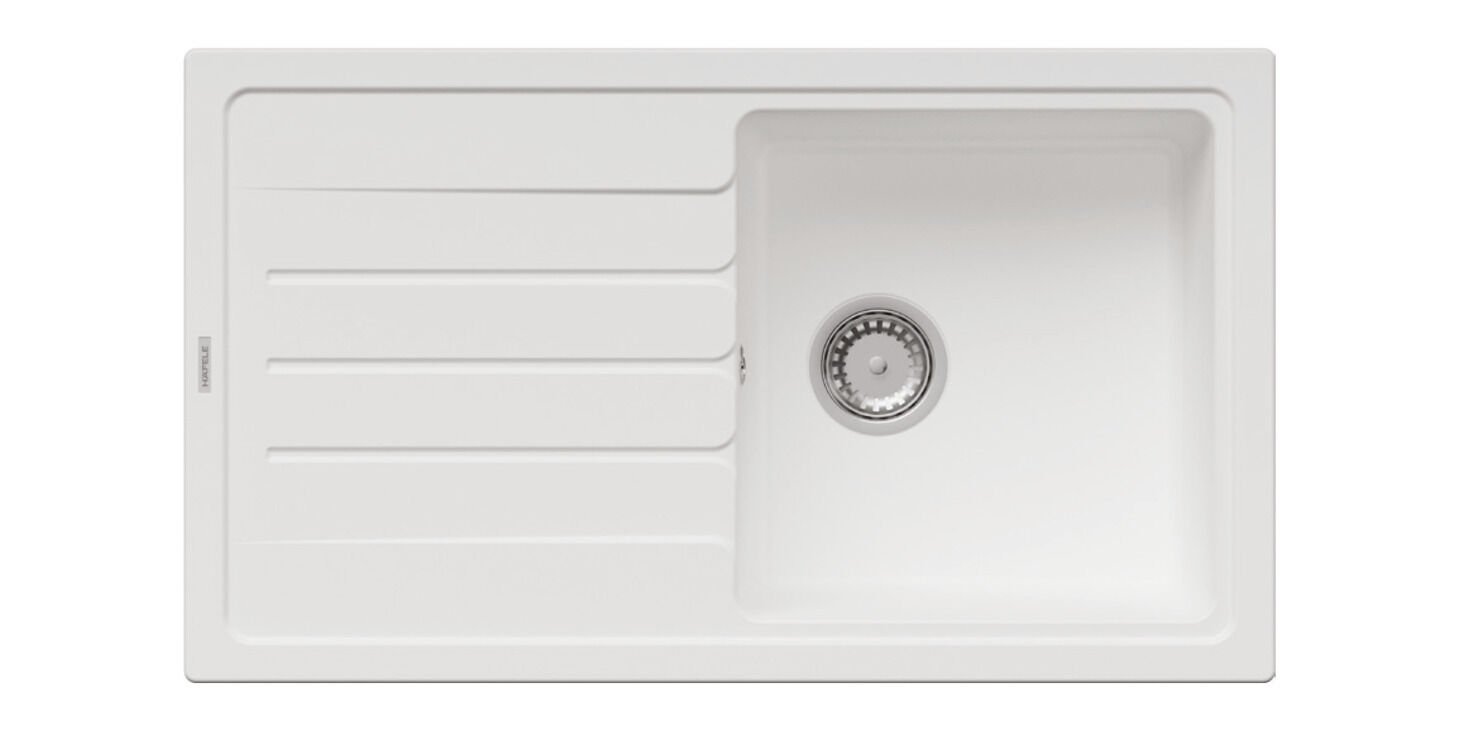 GRANO Beyaz granit eviye, 860x500