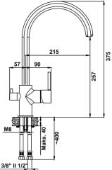 SPARK Eviye bataryası arıtmalı parlak krom