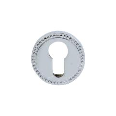 Rozet (barelli) yuvarlak noktali p.krom