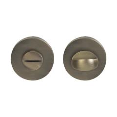 Rozet (WC) yuvarlak antik bronz