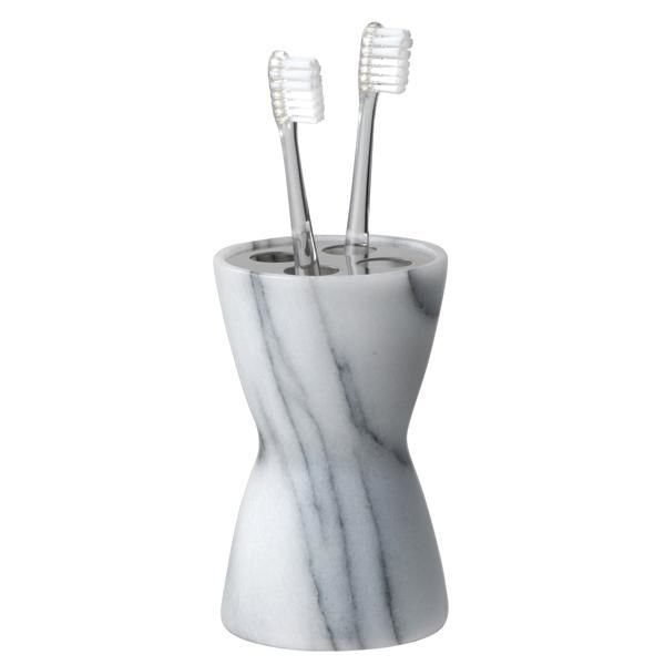 WHITE MARBLE Dis firçalik,beyaz mermer