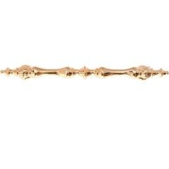 Şehzade 160 mm Altın-Gold Rustik Zamak Kulp
