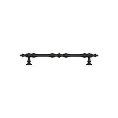 Şehzade 128 mm Mat Siyah Rustik Zamak Kulp