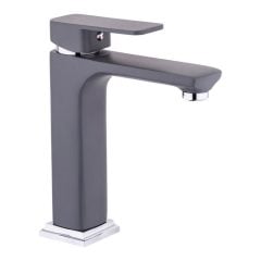 Pera Serisi Gri Lavabo Bataryası
