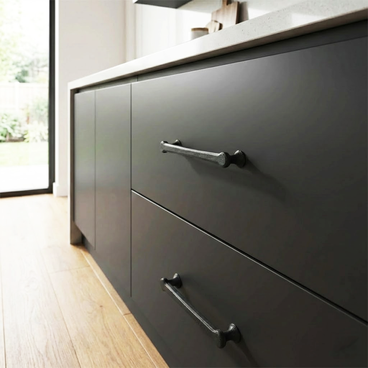 Zitaş Kulp 160 mm Siyah Dolap Çekmece Vestiyer Kulbu