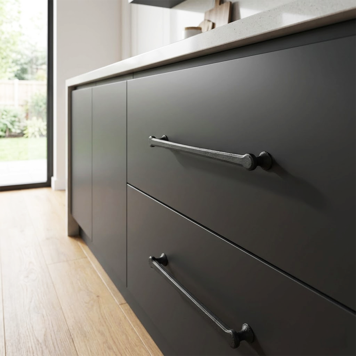 Zitaş Kulp 224 mm Siyah Dolap Çekmece Vestiyer Kulbu