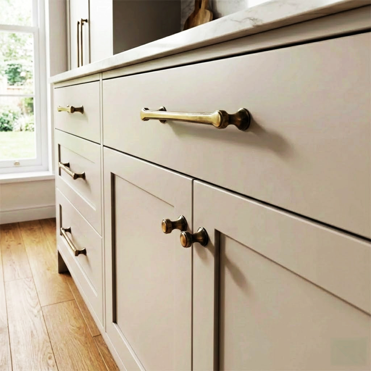 Zitaş Kulp 160 mm Antik Sarı Dolap Çekmece Vestiyer Kulbu