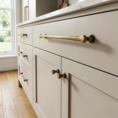 Zitaş Kulp 224 mm Antik Sarı Dolap Çekmece Vestiyer Kulbu