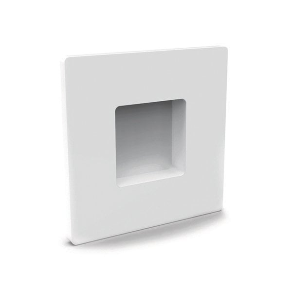 QUADRO Gömme kulp beyaz, 45mm