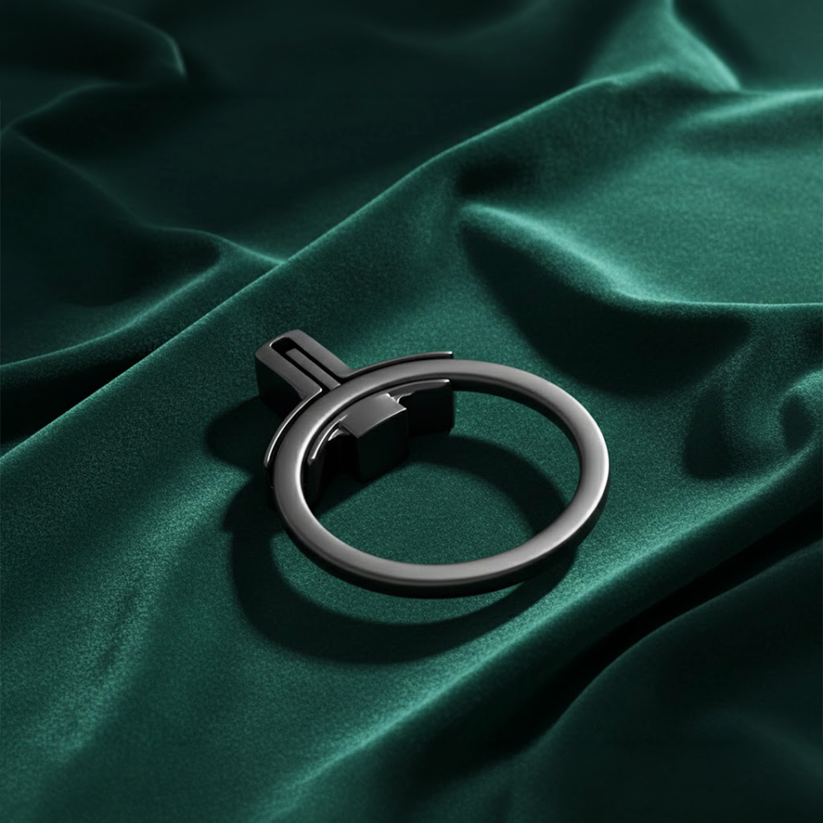 Hira Sarkaç Kulp Siyah Dolap Çekmece Vestiyer Kulbu