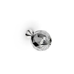 MELITZ JR Dügme kulp kristal-krom 30mm