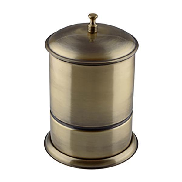 VENERE Kapakli çöp kutusu, bronz