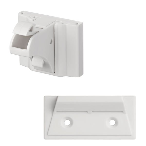 Manyetik kilit ve kilit karşığı,beyaz