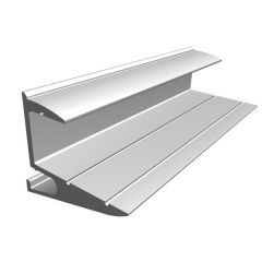 Raf tutucu cam/ahsap alüminyum 25mm