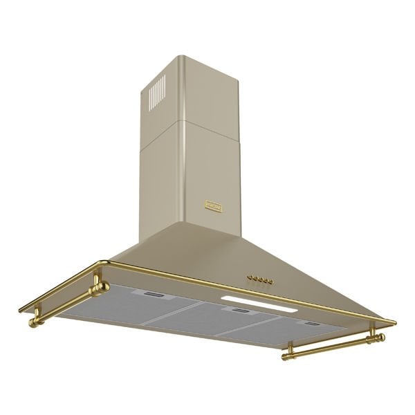 VINTAGE Davlumbaz 90cm klasik krem