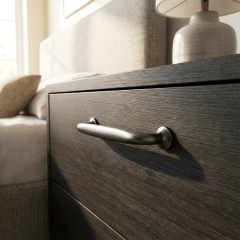 Pamir 128 mm Füme Zamak Kulp Dolap Çekmece Vestiyer Kulbu