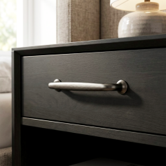 Pamir 160 mm Füme Zamak Kulp Dolap Çekmece Vestiyer Kulbu