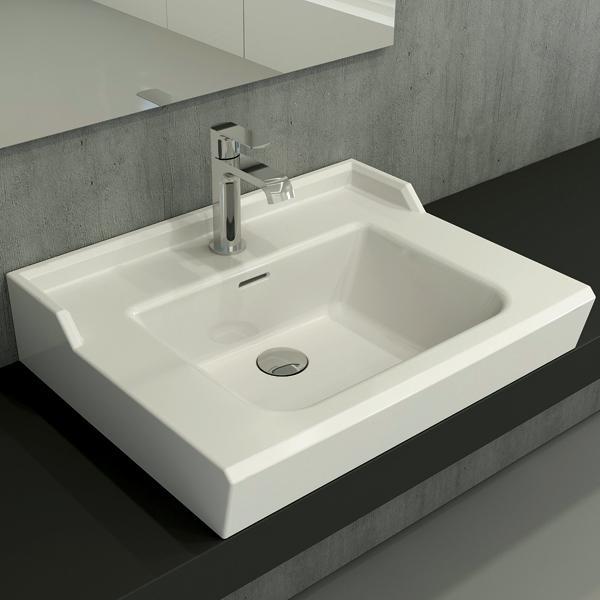 ESTELLA 60 Lavabo, par.beyaz, 600x475mm