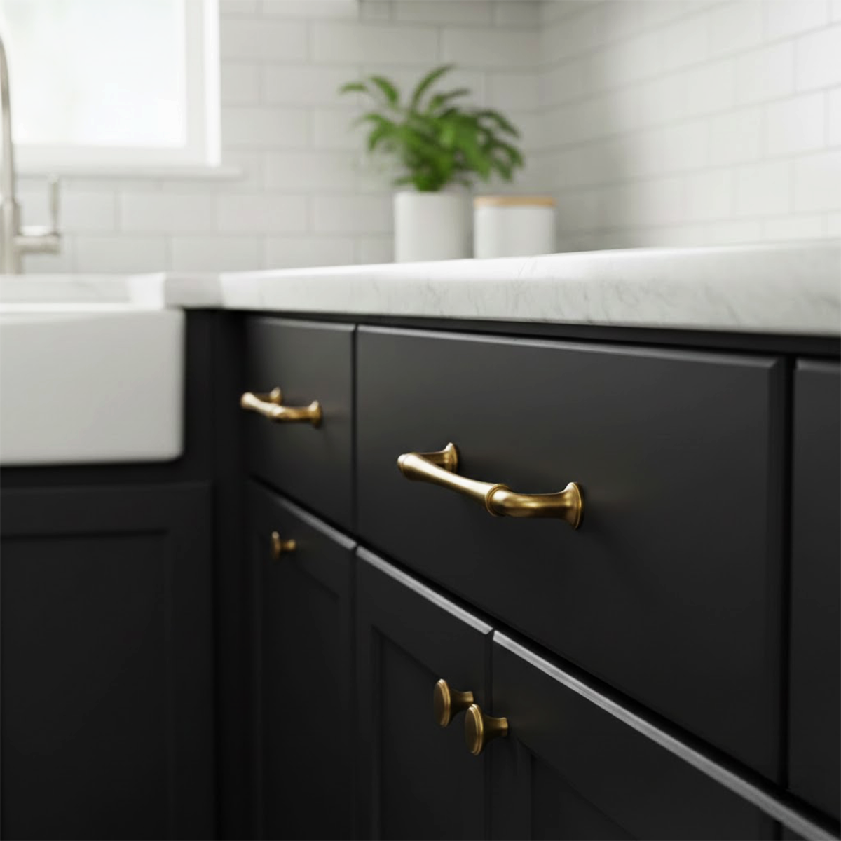 Umut Kulp 543 - 224 mm Mat Altın Mobilya Kulbu