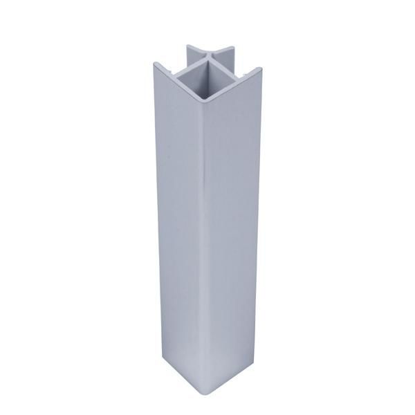 90° Köse dönüs alüminyum renkli 10cm
