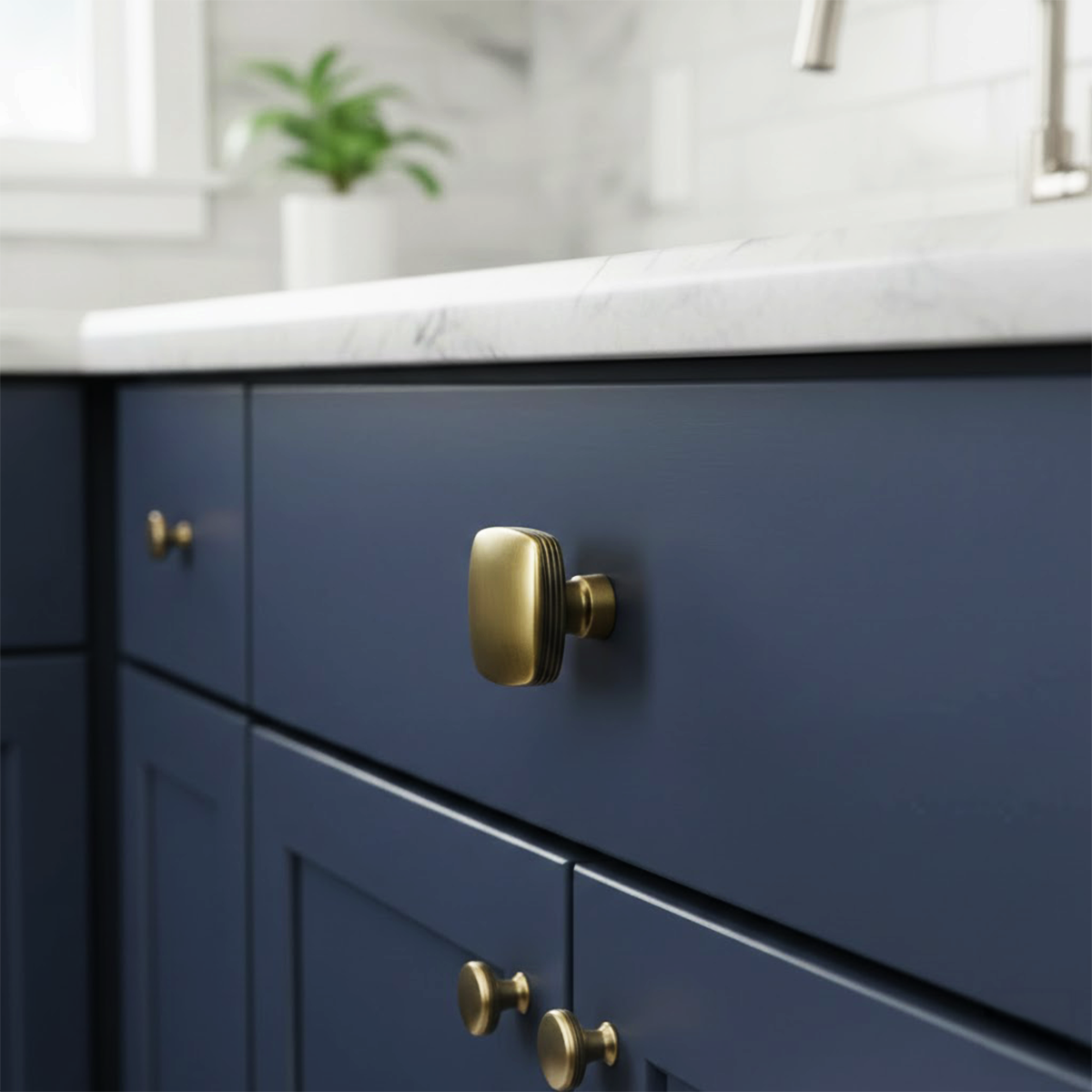 Umut Kulp 12 Bronz Düğme Mobilya Kulbu