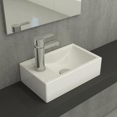 MOLLY Lavabo,par.beyaz,370x230mm,sol