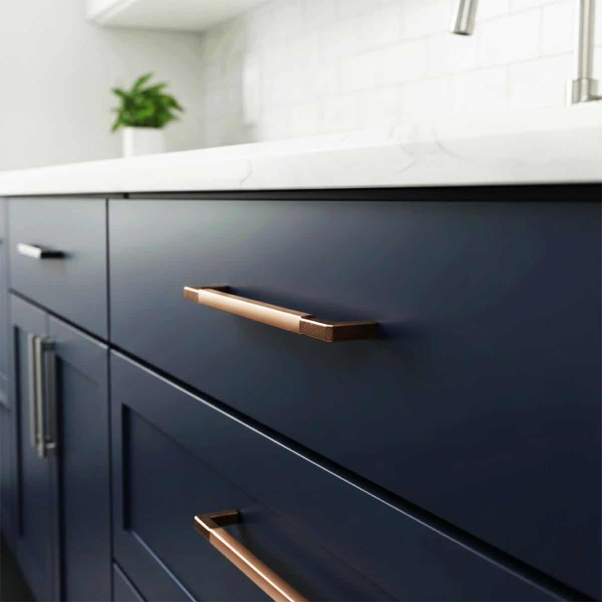 Umut Kulp 549 - 224 mm Bronz Mobilya Kulbu