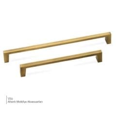 Vito 160 mm Antik Sarı Zamak Kulp Dolap Kulbu