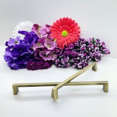 Vito 160 mm Antik Sarı Zamak Kulp Dolap Kulbu