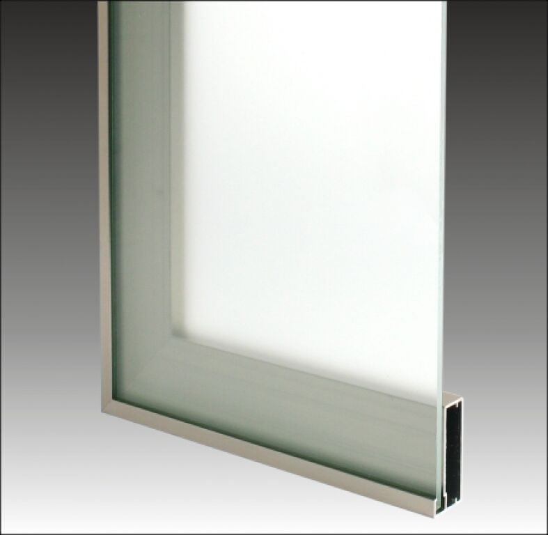 1x4 Alüminyum Çerçeve Kapak Profili Eloksal Renk