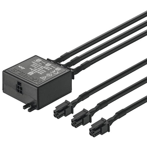 Sürücü çoklayici, plastik, siyah