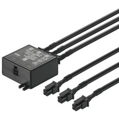 Sürücü çoklayici, plastik, siyah