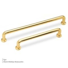 Ilgın 192 mm Altın Zamak Kulp Dolap Çekmece Vestiyer Kulbu