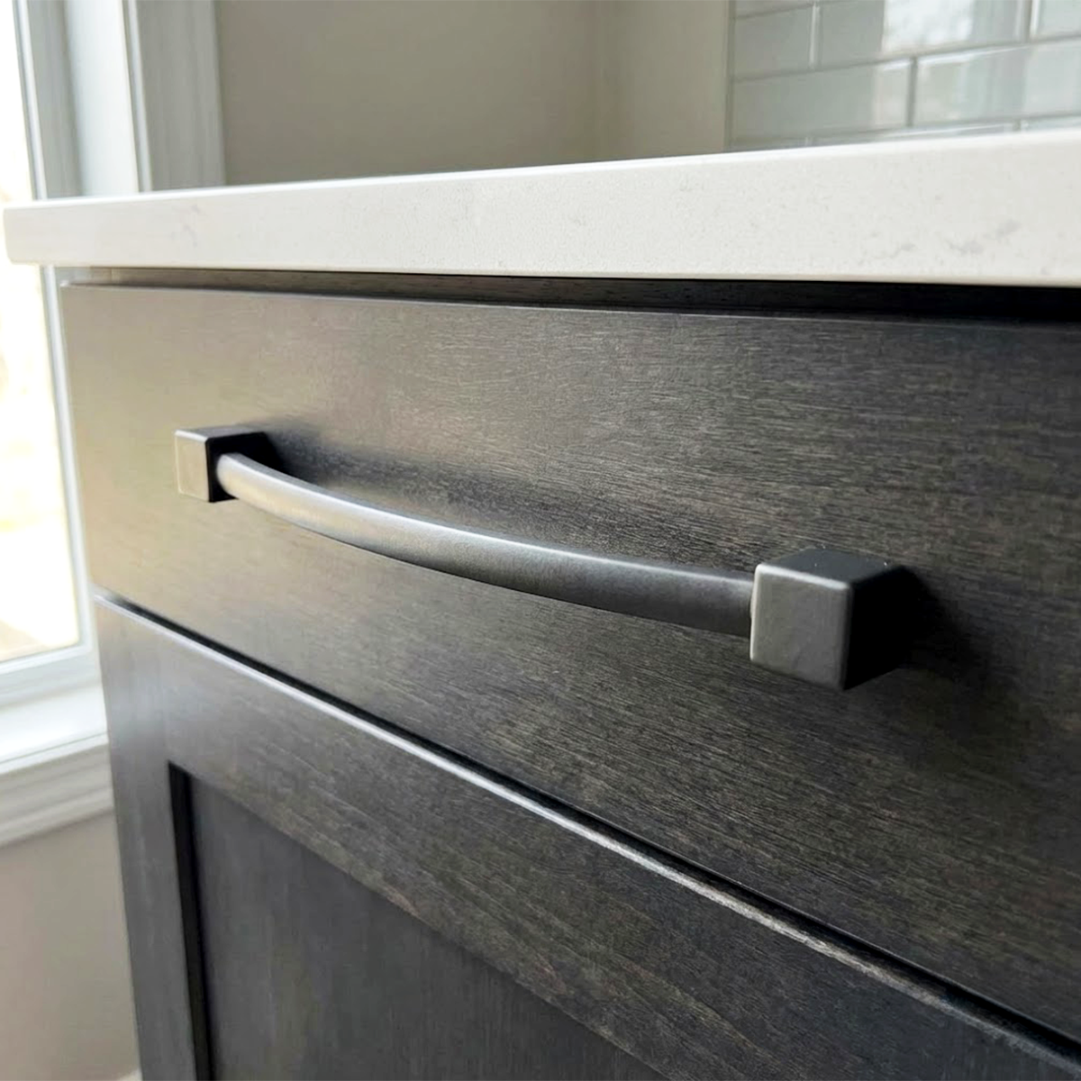 Lion 160 mm Siyah Zamak Kulp Dolap Çekmece Vestiyer Kulbu