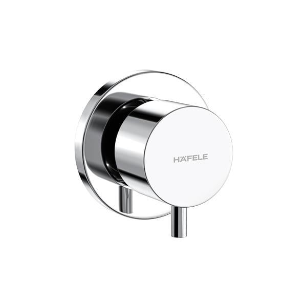 RUND Ankastre stop valf,20mm,parlak krom