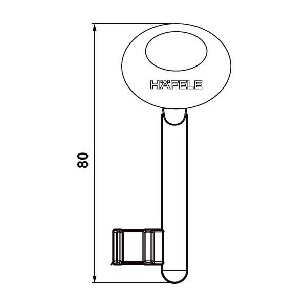 H40.01-H45.01 Kilit oda tipi anahtar n.4