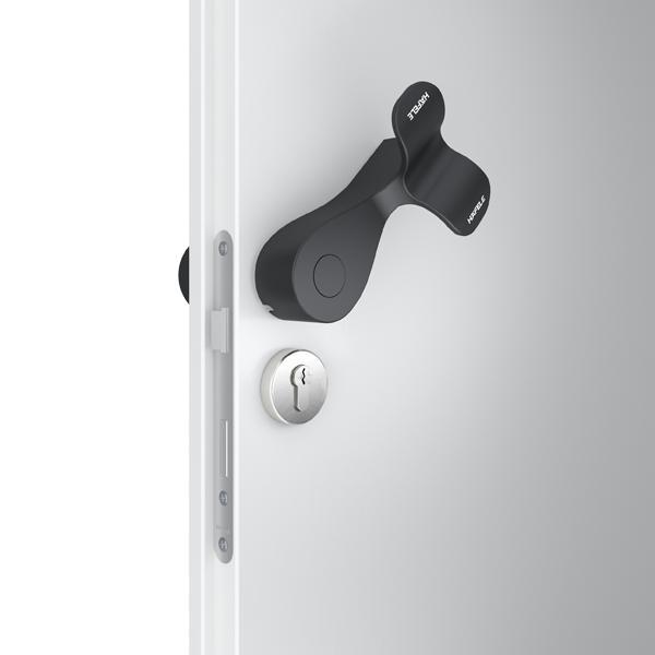 HEALTHY TOUCH Kapi kolu,siyah