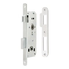 H40.04 Gömme kilit WC mat nikel 40/23mm