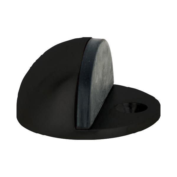 Stoper zemine, vidalı 44x25mm mat siyah