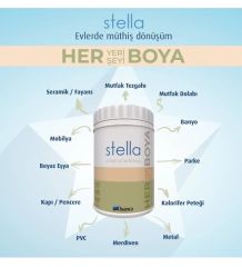 Bianca Stella Su Bazlı Saf Akrilik Boya Kırık Beyaz 1 Kg