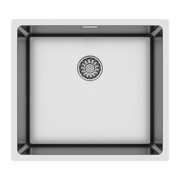 NOVARA04 Eviye,490x440mm,pas.çel.firçali