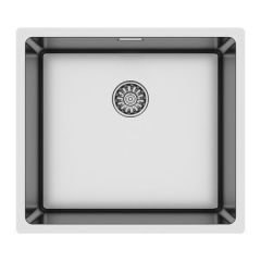 NOVARA04 Eviye,490x440mm,pas.çel.firçali