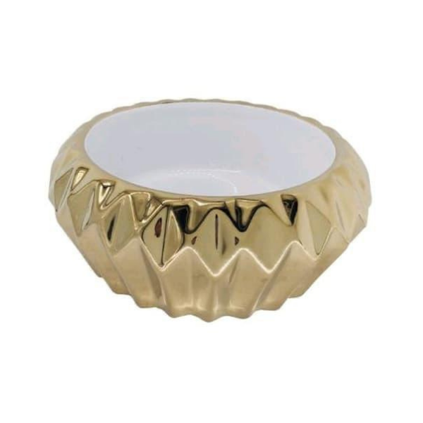 Gold Kristal Desenli Lavabo