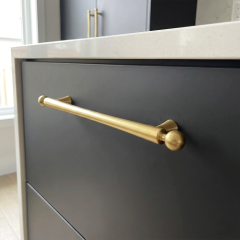 Klas 224 mm Mat Gold Zamak Kulp Dolap Çekmece Vestiyer Kulbu