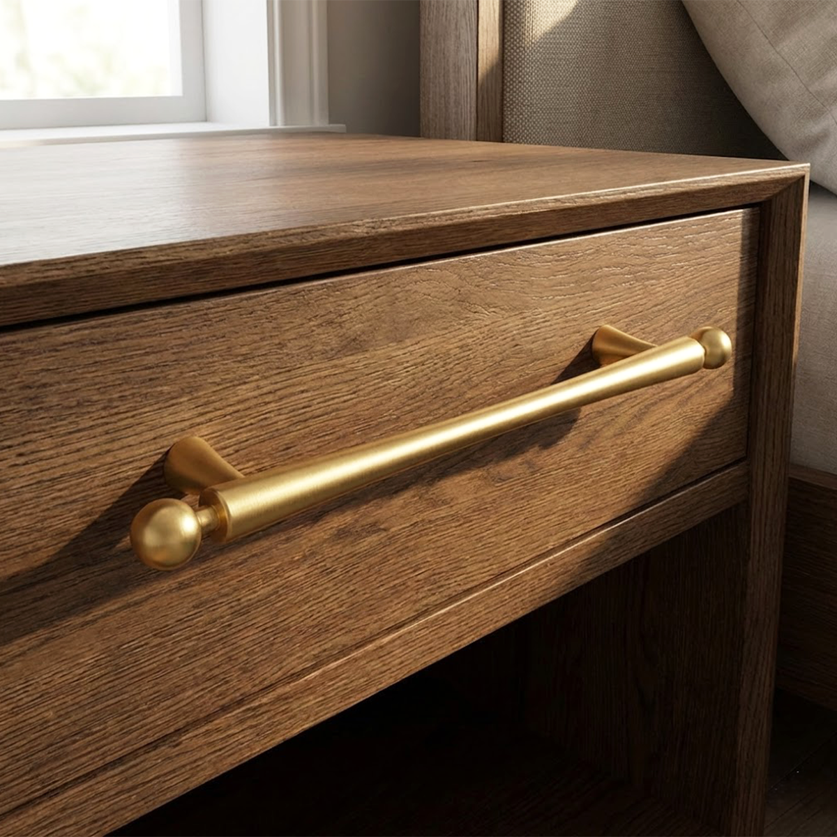 Klas 224 mm Mat Gold Zamak Kulp Dolap Çekmece Vestiyer Kulbu