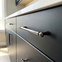 Klas 160 mm Füme Zamak Kulp Dolap Çekmece Vestiyer Kulbu