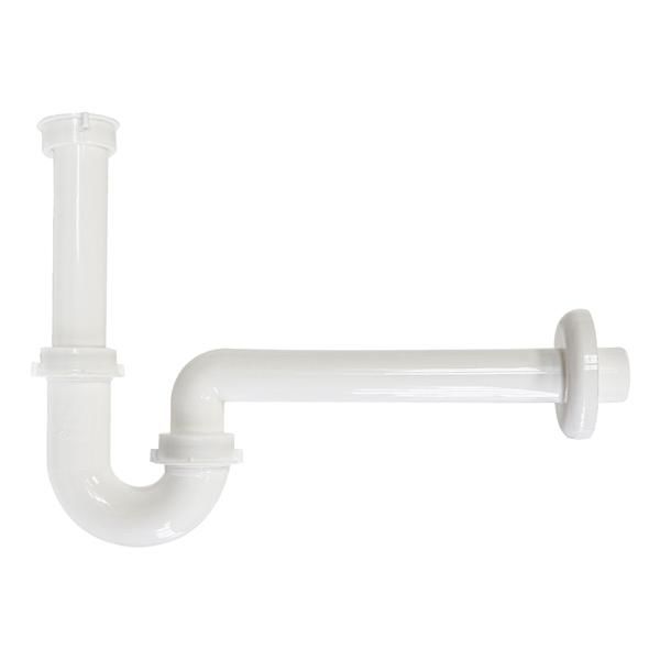 U lavabo sifonu, plastik, beyaz